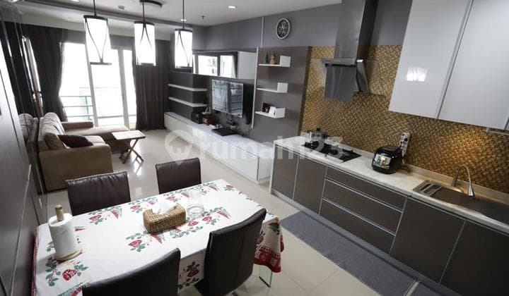 Jual Apartemen Sahid Sudirman 2 BR Size 91 Unit Bagus Terawat Minimalis Modern