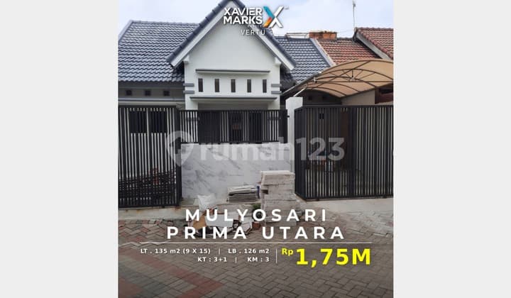 Rumah Bagus dan Asri, Mulyosari Prima Utara, Surabaya