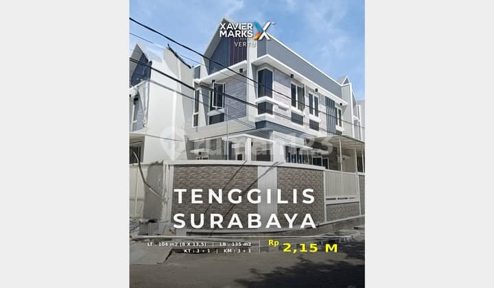 Rumah Bagus Model Scandinavian, Dkt Ry Jemursari, Tenggilis, Sby
