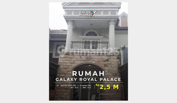 Dijual Rumah Bagus & Strategis, Dkt Unair di Galaxy Royal Palace