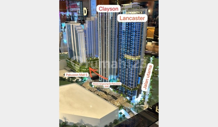 Clayson Tower, Lokasi Ramai, Pakuwon Mall, Surabaya