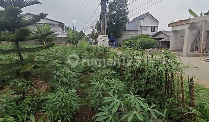 Tanah Padat Siap Bangun dengan Bentuk Bagus di Belakang Perumahan Trevista Cinangka