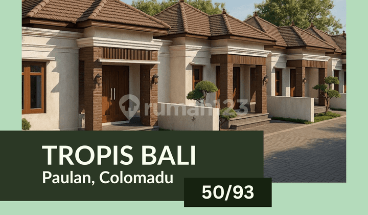 Rumah Ala Bali di Colomadu, 3 Menit Jl Adi Sucipto Solo