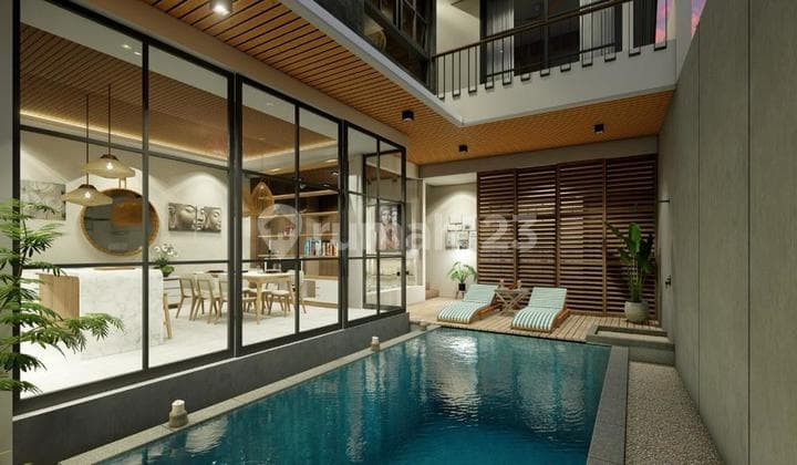 Freehold Villa Good for Investment Situated in Berawa Canggu Beautiful Ricefield View