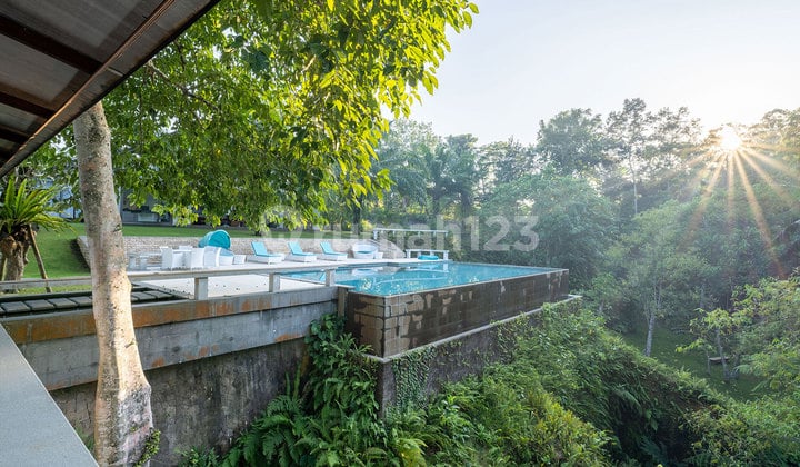 Enchanting Riversides Villa And Apartment Complex In Tabanan Bali, With Panoramic Jungle Views