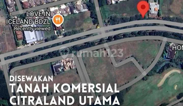 For Rent: Commercial Plot Land Raya Diamond Hill Citraland For Rent: Commercial Plot Land Raya Diamond Hill Citraland