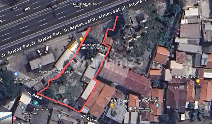 Tanah Komersial Di Arjuna.selatan.jakarta Barat