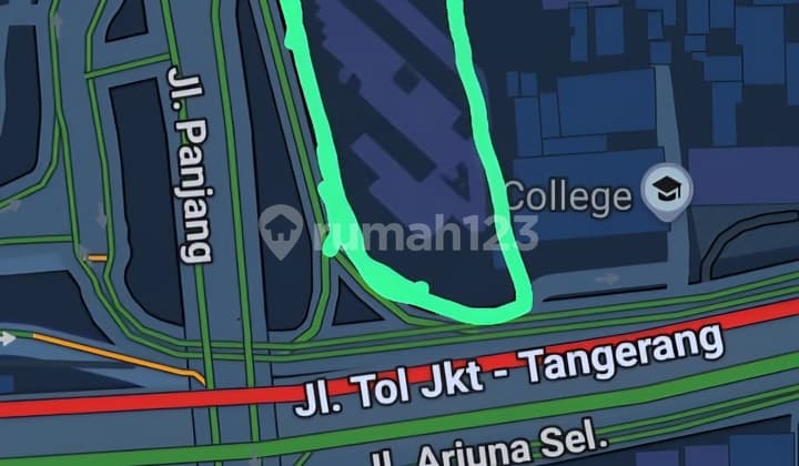 Kavling Jalan.raya Arjuna Selatan Di.jakarta Barat