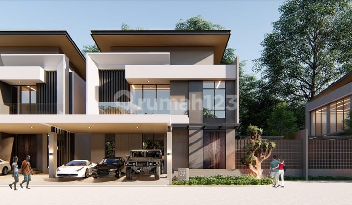 Jual Rumah Mewah 2 Lantai Hook Type 320 Plus Kolam Renang