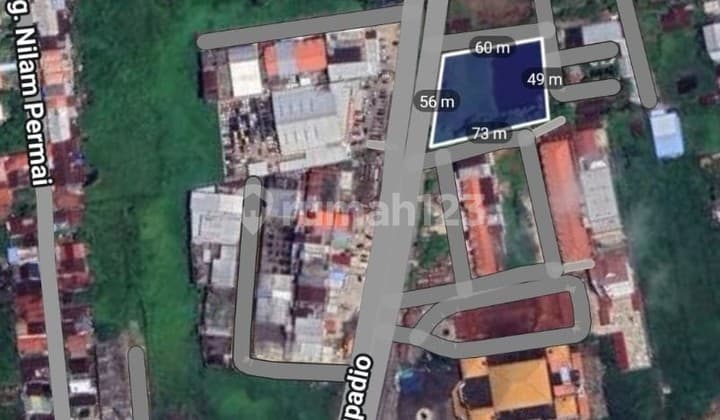 Sewa Tanah Luas SHM Siap Usaha Cafe Restoran Kantor Supermarket