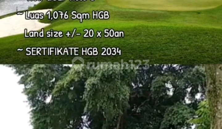 Paramount Hill Golf Gading Serpong Plot