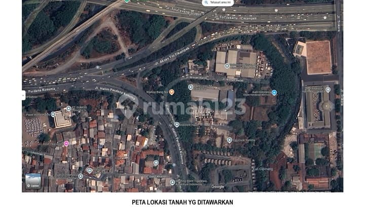 For Sale Land in Halim, East Jakarta