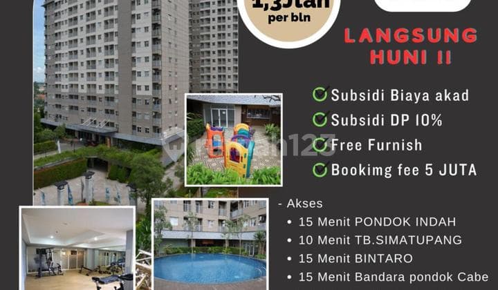 Apartemen Bailey's city Ciputat Free DP 0%