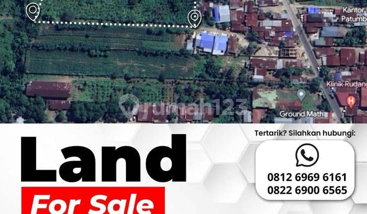 Dijual Tanah Jl. Pertahanan Patumbak, Medan Bag. Depan