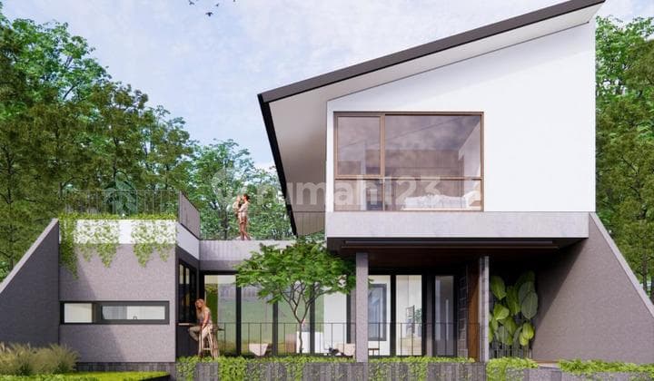 Rumah Villa Baru, Adem, Bonus Furniture di Cipaku - Setiabudi, Dekat Tempat Wisata