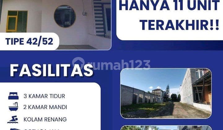 Dekat Stasiun Cilebut. Fasilitas Cluster: Kolam Renang, One Gate System, Security, Jalan Rapi. Rumah 2 Lantai Nyaman Cluster Fasilitas Lengkap di Bogor, Desain Jepang Modern.