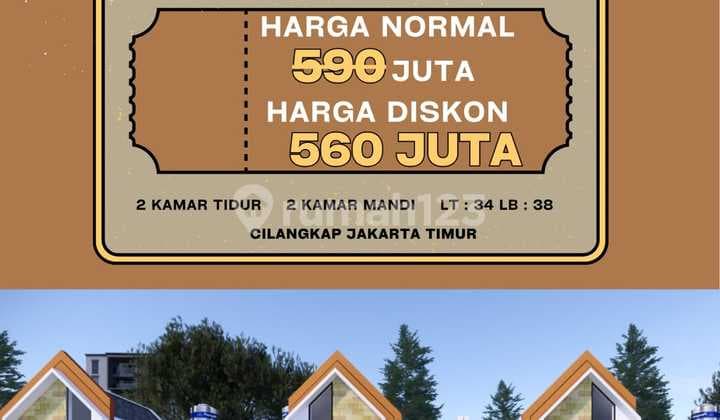 Rumah Baru Nyaman di Cluster Super Strategis. Lokasi Gerbang Persis di Jalan Raya Jalur Angkot. Akses 2 Mobil. Cilangkap Jakarta Timur. Dekat ke Toll Cibubur, Toll Jago, Toll Setu, Bandara Halim, Tmii, Mall Mall Besar
