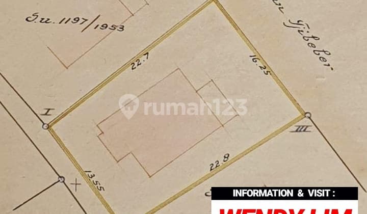 FOR SALE HOUSE in SENOPATI / CIBEBER STREET KEBAROYAN BARU (RARE FIND)