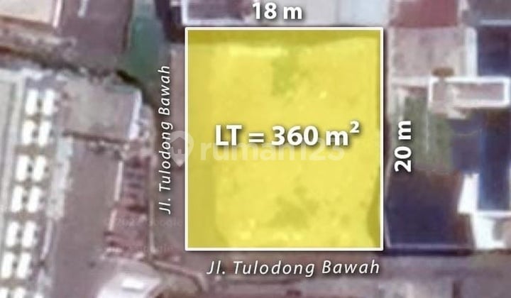 DIJUAL TANAH di Jl TULODONG BAWAH, SCBD