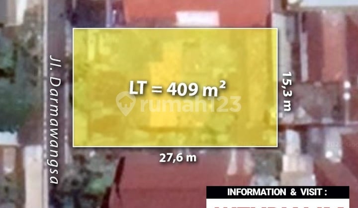 DIJUAL RUMAH di Jl DARMAWANGSA, KEBAYORAN BARU