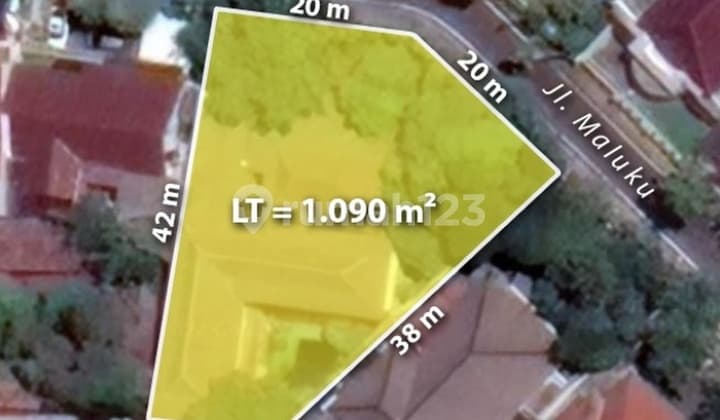 Dijual Rumah Jl Maluku , Menteng, Jakpus