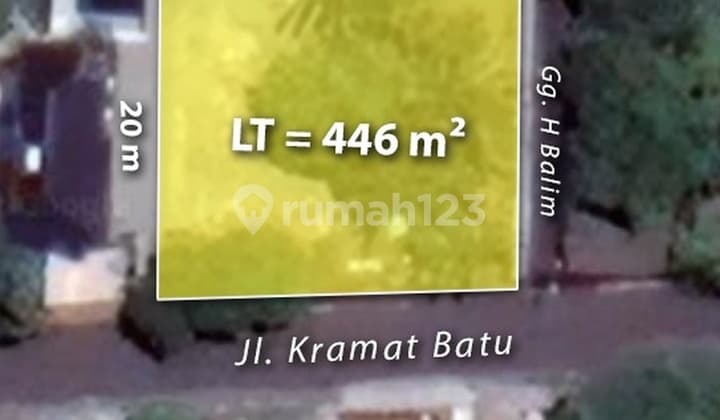Dijual Tanah di Jl Kramat Batu , Gandaria, Jaksel