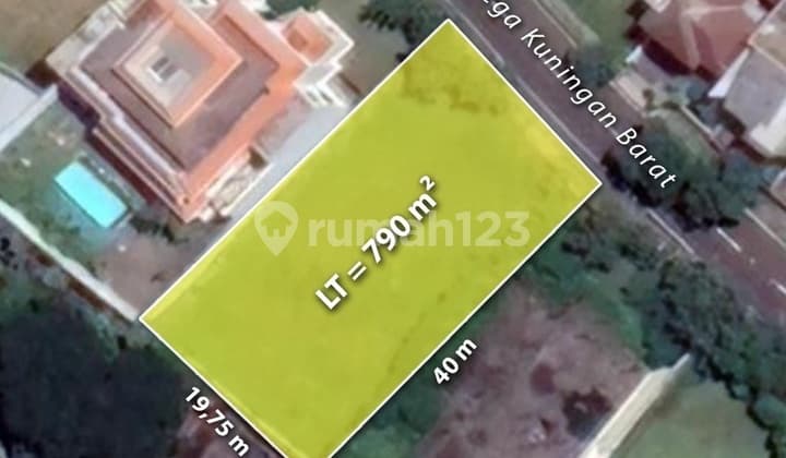 Dijual Tanah Jl Megakuningan Barat, Jaksel