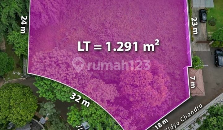 Dijual Tanah Zona Komersial Jl Widya Chandra, Scbd