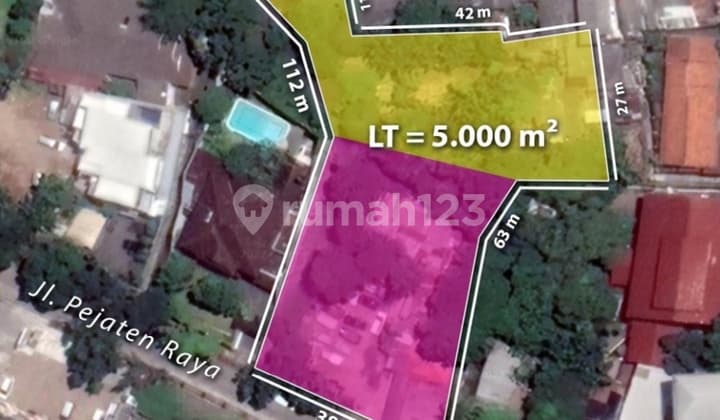 Tanah At Jl Pejaten Raya, Ps Minggu, Jaksel