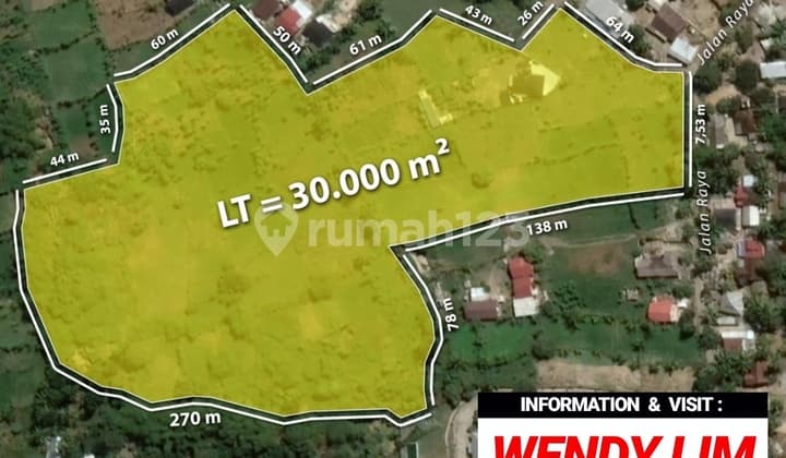 Tanah Near Mandalika Circuit, Lombok