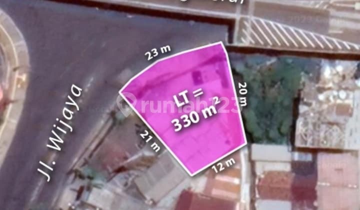 Ruang Usaha Komersial At Jl Wolter Monginsidi, Kebayoran Baru