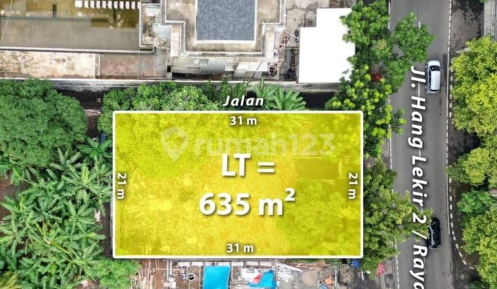 Good Strategic Land on Jl Hang Lekir Raya, Kebayoran Baru, South Jakarta