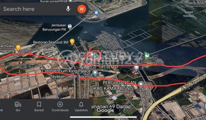 Dijual Cepat Gudang Komplek Marina Dadap Kosambi Tangerang