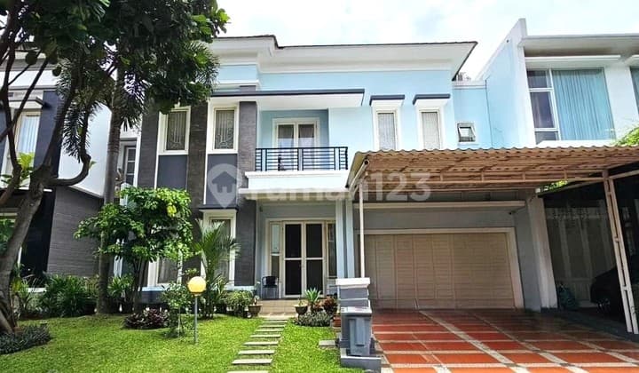 Dijual Rumah Semi Furnished Siap Huni Di Aquamarine Di Phg Gading Serpong