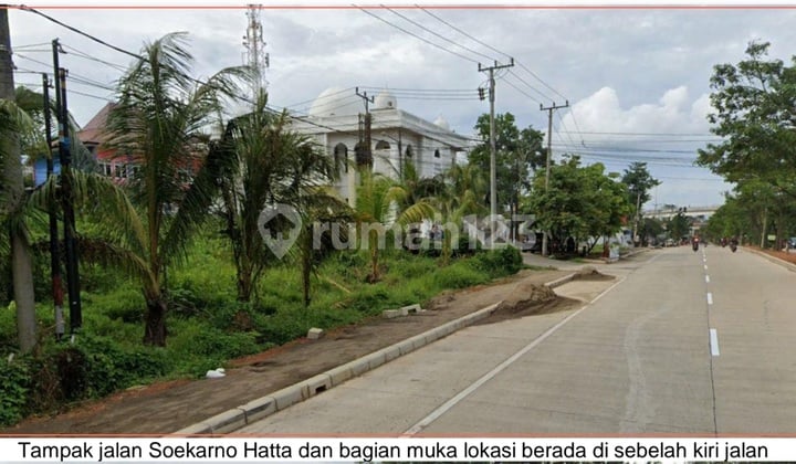 Murah Tanah Hoek Lt 13,932 M2 Sukarami Palembang Jln Utama Soekarno Hatta