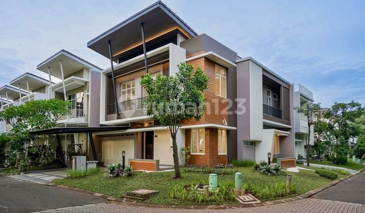 Rumah Hoek Bagus Lt 286 m2 Cluster Grisea The Spring Gading Serpong