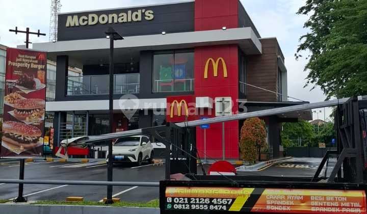 Tanah Luas 1808 M2 Bonus Bangunan Disewa Mcd Karang Mulia Jakarta Barat