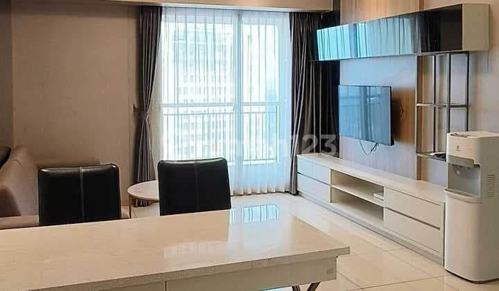 Bagus Furnish Interior Design 2 Bedroom Galaxy M Town Signature Depan Mall Sms View Bagus