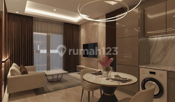 For Rent District 8 SCBD Apartment 1BR 70m2 Furnished in South Jakarta