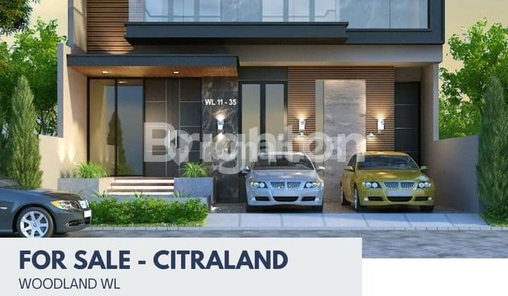 Rumah Baru Gress Minimalis Row Lebar Woodland Surabaya Barat Citraland Mewah