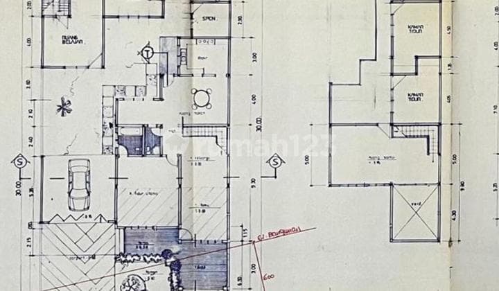 Ruko di Gayungsari Barat, Surabaya 450 m Bagus SHM Rumah Usaha Area Komersial Ramai Raya Gayungsari Barat Double Way Cocok untuk Usaha