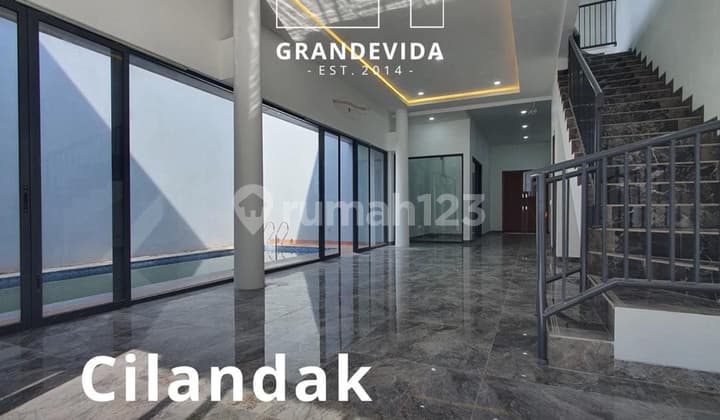 Super Murah Rmh Baru Bangunan 2 Lantai Plus Roof Deck Tropical Modern House Di Cilandak