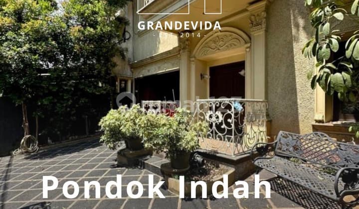 Design Classic Minimalis Bangunan 2 Lantai Terawat Dan Siap Huni Di Pondok Indah