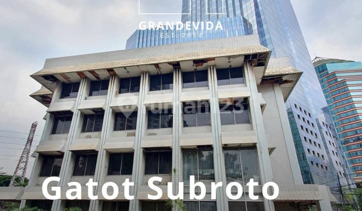 SUPER CHEAP OFFICE BUILDING FOR SALE GATOT SUBROTO 4 FLOORS STRATEGIC LOCATION
