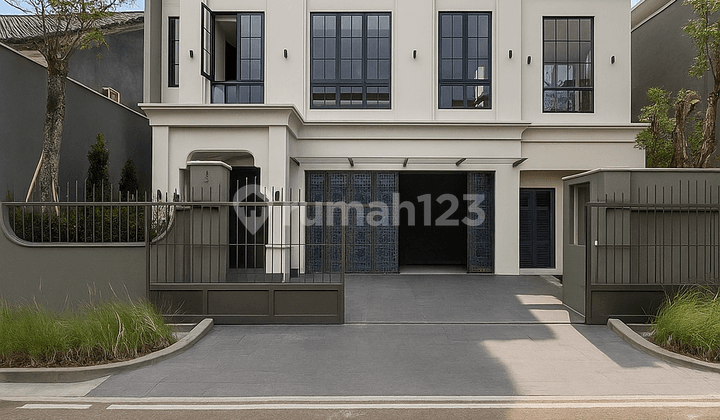 Classic New House with Private Lift and Pool Near SCBD Kebayoran Baru