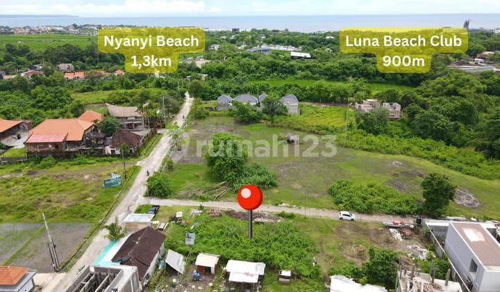 KAVLING KECIL DEKAT DENGAN LUNA BEACH DI NYANYI CANGGU AREA