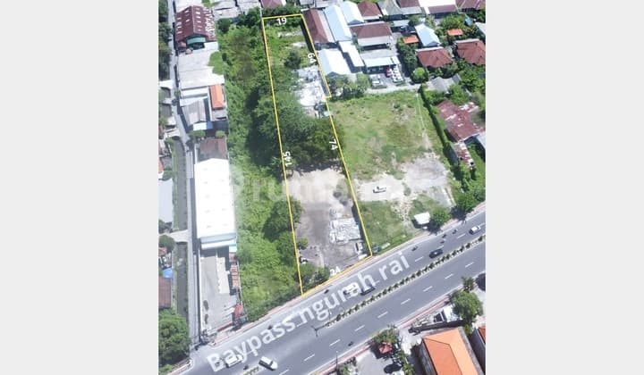 Dijual Tanah Strategis & Premium, Lokasi Pinggir Jln Utama Bypass Ngurah Rai - Pemogan, Denpasar
