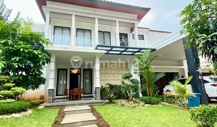 Barang Langka! Jual Cepat Rumah Siap Huni Fully Furnished Tinggal Bawa Koper Dijamin Harga Terbaik! Furnished SHM - Sertifikat Hak Milik di Cluster Jingga, Alam Sutera Bagus Rumah