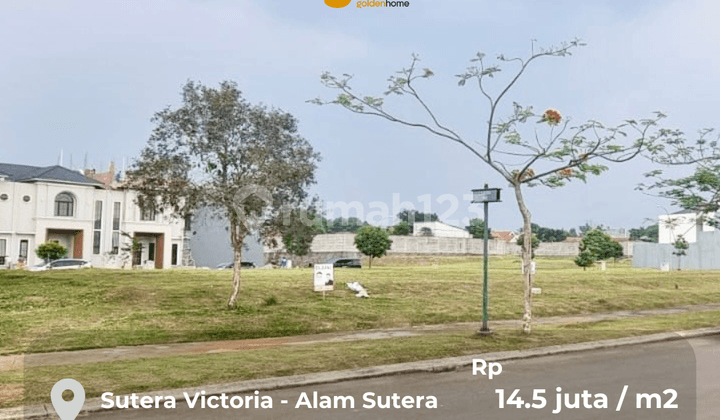 Satu Satunya! Kavling Aroma Sultan! Posisi Istimewa! Dijamin Suka! Lokasi Di Jalan Utama Kawasan Elite Di Pusat Bisnis Alam Sutera Nyaman Dan Keamanan Terjamin Di Jl. Lkr. Barat Alam Sutera, Rt.002/rw.006, Panunggangan Tim., Kec. Pinang, Kota Tangerang, B