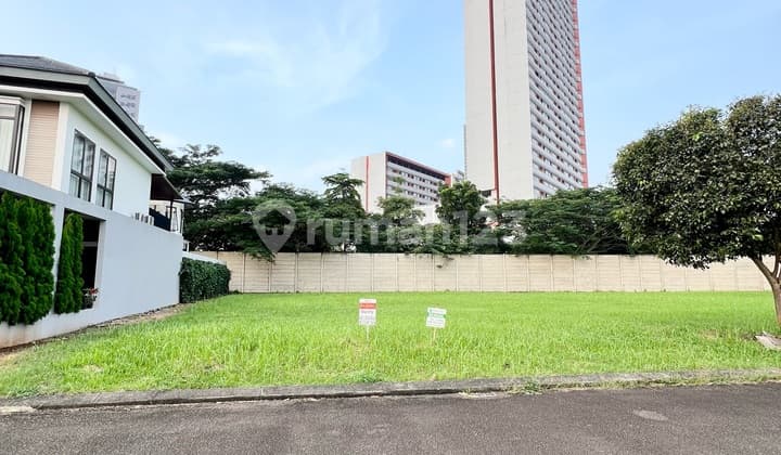 Bisa Cicil Sambil Bangun! Kavling Depan Taman! Lokasi Terbaik Di Cluster Elite Sutera Victoria Selangkah Ke Toll Dan Mall! Bisa Langsung Bangun Rumah Idaman